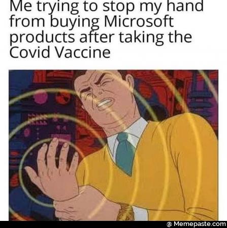 Me trying to stop my hand buying after taking the Vaccine it 