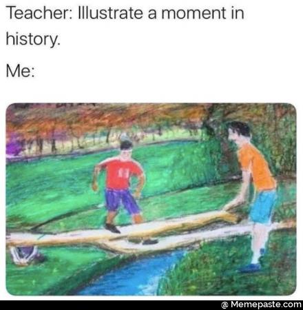 Teacher Illustrate moment in ann 