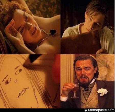 Titanic portrait Leonardo drawing