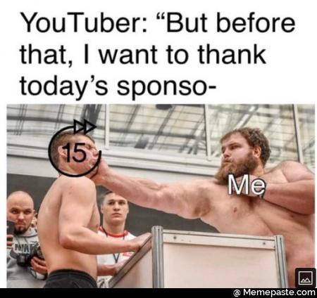 But before want to thank sponsor 