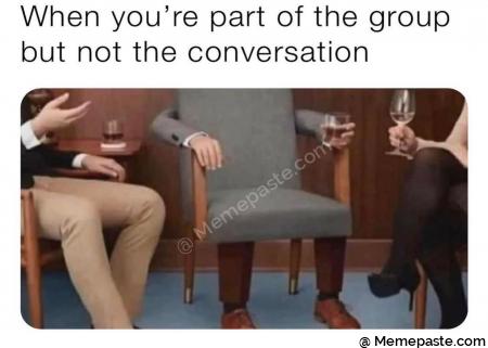 When you re part of the group not the nat na an 