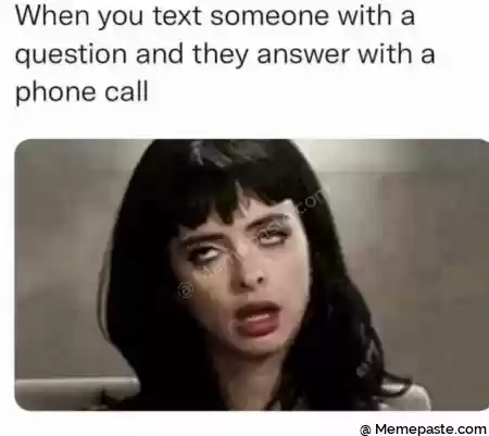 When you text someone with a r and they answer with a r call r n r n 