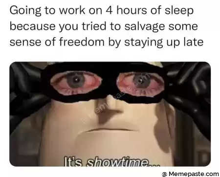 Going to work on hours of sleep r you tried to salvage some r of freedom by staying up late r n- quot Jr 2 r n quot r r na n M r n r n 