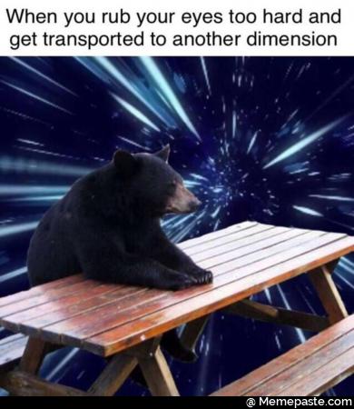 When you rub your eyes too hard and to another dimension 