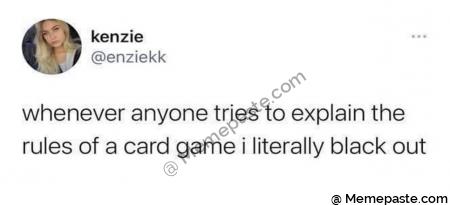 anyone tries to explain the of card game literally black out 