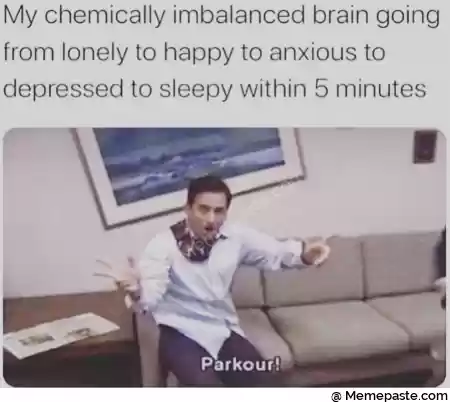 My chemically brain going r lonely to happy to anxious to r to sleepy within minutes r n r L r r n r n 